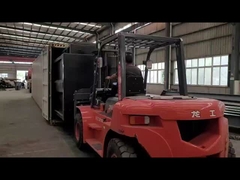 how to load hooklift bin to container